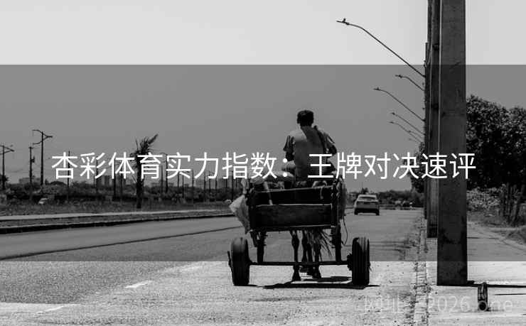 杏彩体育实力指数：王牌对决速评