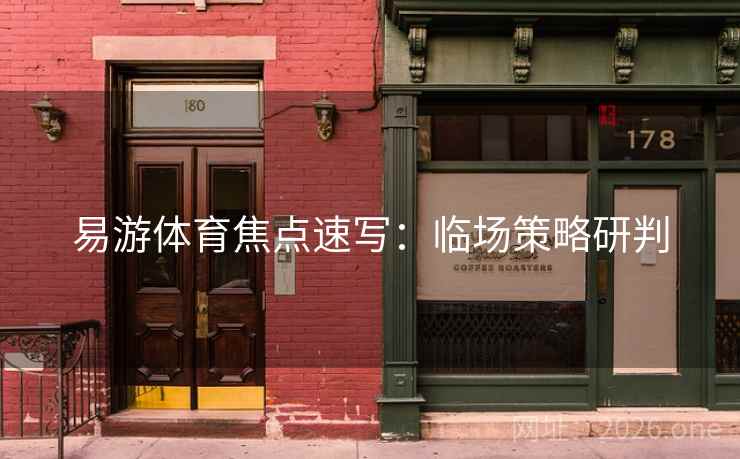 易游体育焦点速写：临场策略研判
