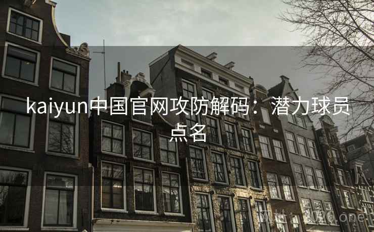 kaiyun中国官网攻防解码：潜力球员点名