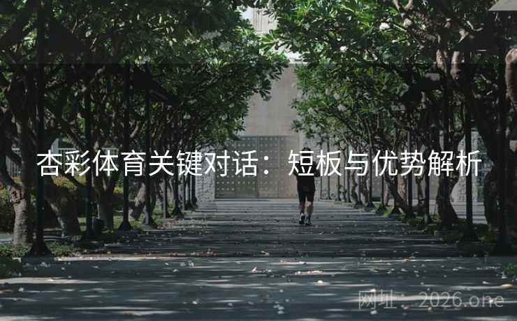 杏彩体育关键对话：短板与优势解析