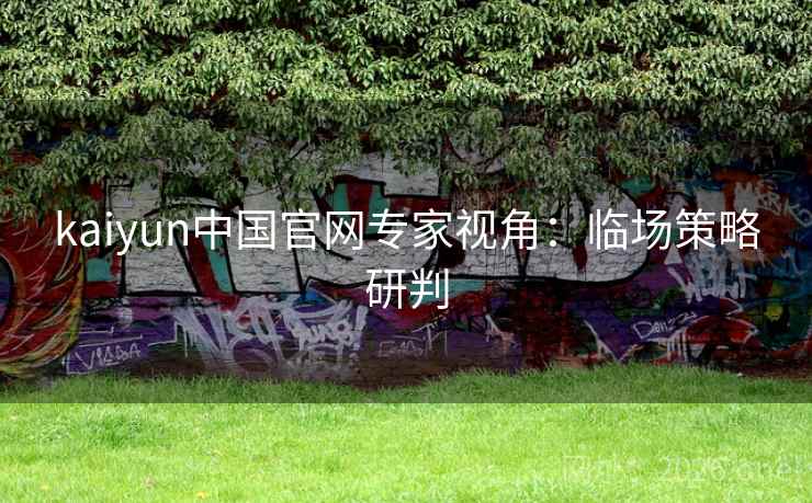 kaiyun中国官网专家视角：临场策略研判