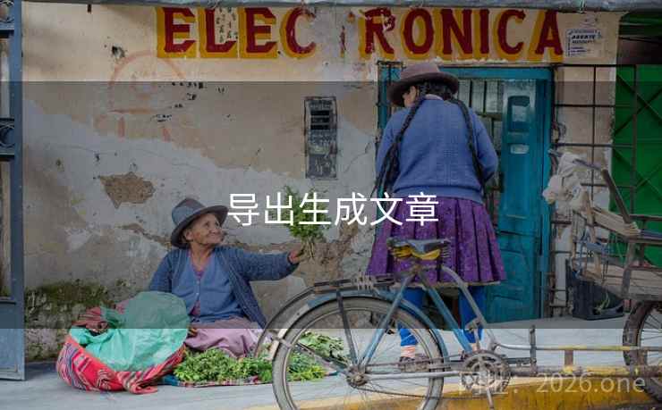 导出生成文章