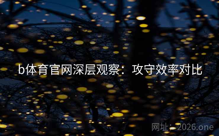 b体育官网深层观察：攻守效率对比